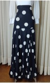 Printed Pilar Flamenco Skirt 2 Ruffles