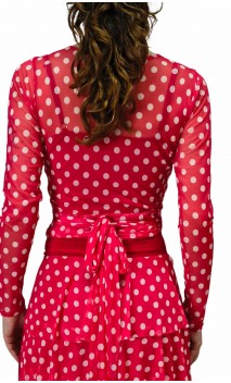 Bolero Olga de Tule Bolinhas