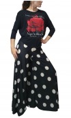"Porque La vida se baila" Flower Blouse