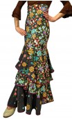 Paula Flamenco Skirt 3 Ruffles