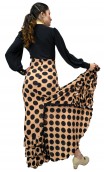 Saia Flamenca Estampada c/Babados