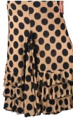 Saia Flamenca Estampada c/Babados