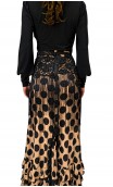Printed Flamenco Skirt w/Ruffles