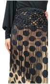 Saia Flamenca Estampada c/Babados