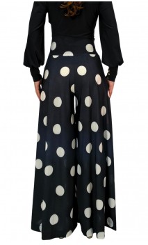 Calça Pantalona Paloma de Bolas