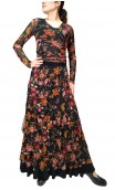 Simone Flamenco Skirt 7 Tulle Ruffles