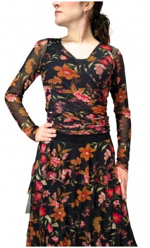 Bolero Olga de Tule Estampado