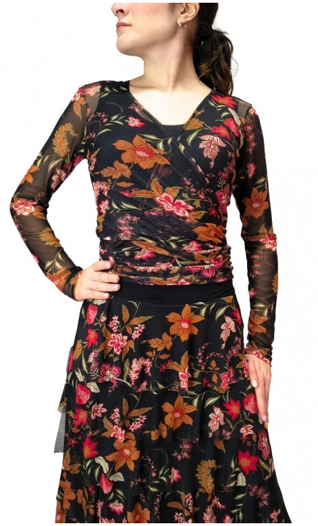 Bolero Olga de Tule Estampado