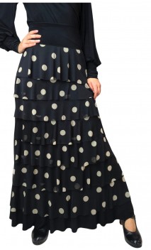 Simone Flamenco Skirt 7 Tulle Ruffles