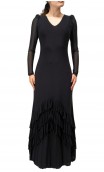 Vestido Rita de Tule c/ Babados