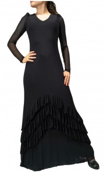 Vestido Rita de Tule c/ Babados
