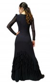 Vestido Rita de Tule c/ Babados