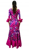 Vestido Flamenco Alicia Floral Godê