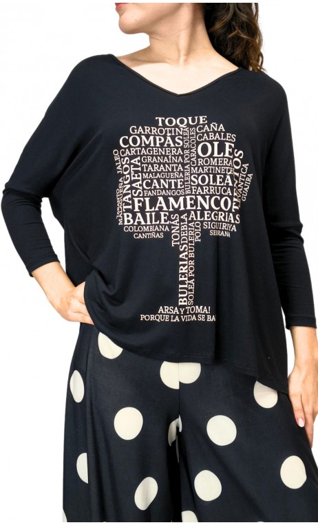 Blusa Vera Árvore Flamenca