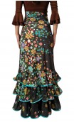 Printed Eva Long-Skirt
