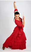 Conjunto de Falda y Blusa Rojo