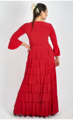 Conjunto Saia e Blusa Vermelho
