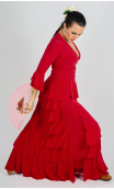 Saia Flamenca Simone 7 Babados