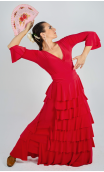 Falda Flamenca Simone 7 Volantes