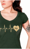 Camiseta "Corazón Flamenco"