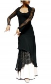 Veruska Long-Skirt w/Lace