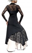 Veruska Long-Skirt w/Lace