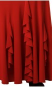 Rosario Long-Skirt with Vertical Ruffles