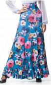 Floral Guadalupe Long-Skirt