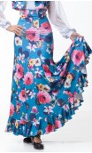 Floral Guadalupe Long-Skirt