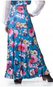 Floral Guadalupe Long-Skirt