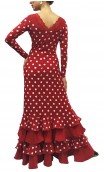 Vestido Granadino Lunares 3 Babados