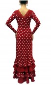 Vestido Granadino Lunares 3 Babados