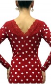 Vestido Granadino Lunares 3 Volantes