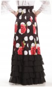 Falda Granada Lunares con Gomos