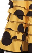 Letizia Polka-Dots 8 Ruffles Long-Skirt