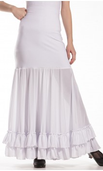 Godet Petticoat w/ Gathered Ruffles