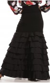 Letizia 8 Ruffles Long-Skirt