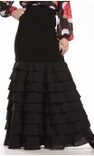 Letizia 8 Ruffles Long-Skirt