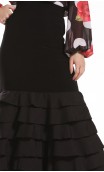 Letizia 8 Ruffles Long-Skirt