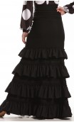 Tanya 4 Ruffles Long-Skirt