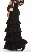 Tanya 4 Ruffles Long-Skirt