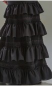 Tanya 4 Ruffles Long-Skirt
