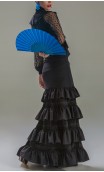 Tanya 4 Ruffles Long-Skirt