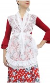 Lace Pastora Apron & Scarf Set