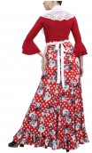 Lace Pastora Apron & Scarf Set