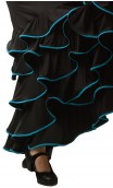 Cádiz 6 Ruffles Long-Skirt