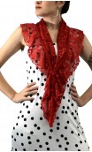 Lace Scarf w/Ruffle