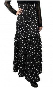 Letizia Lunarcitos 8 Ruffles Long-Skirt