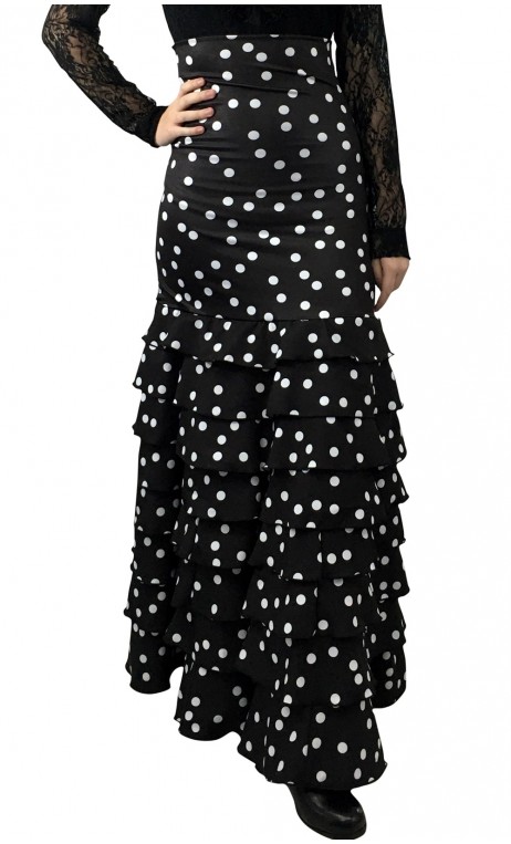Letizia Lunarcitos 8 Ruffles Long-Skirt