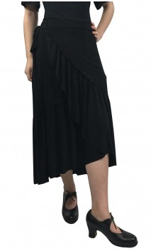 Saia Flamenca Midi Sophie Transpassada